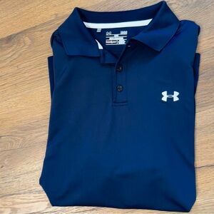 Under Armour HeatGear Navy golf Polo Shirt
